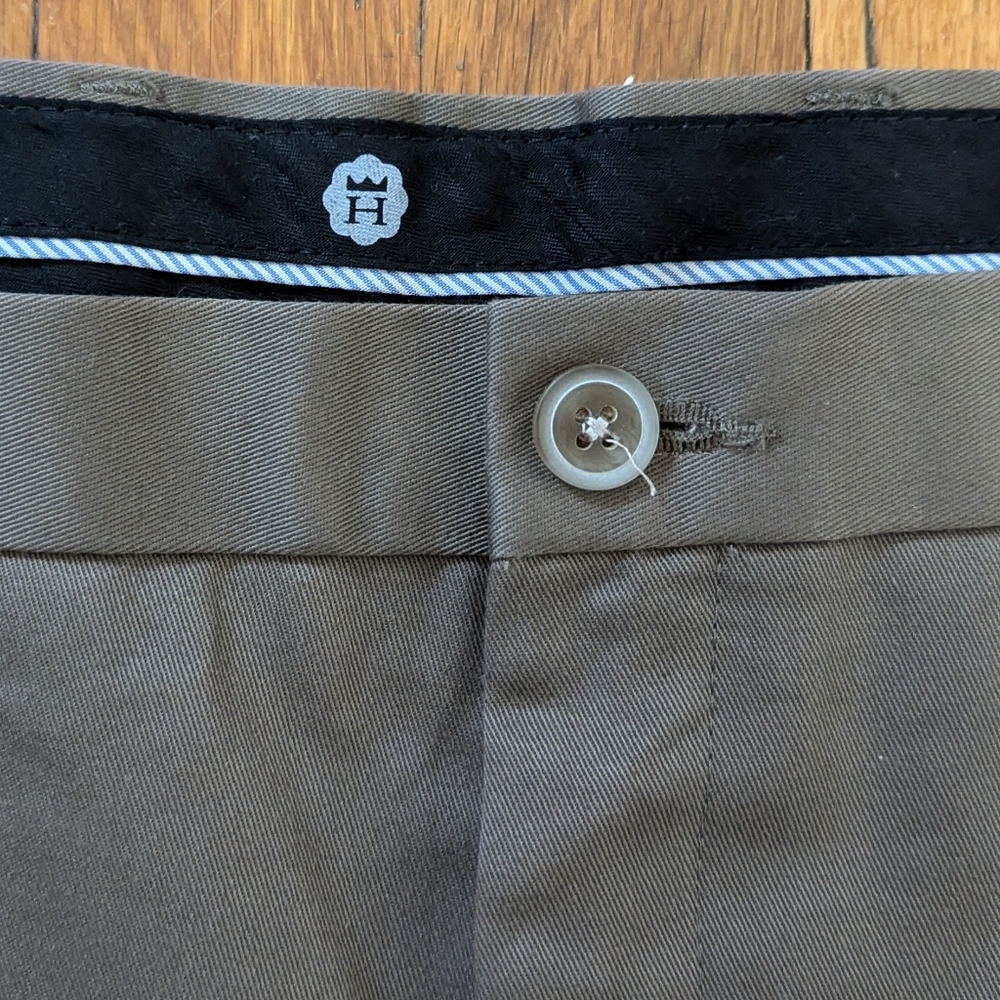 Haggar Men's Dress Pant Brown 54x30